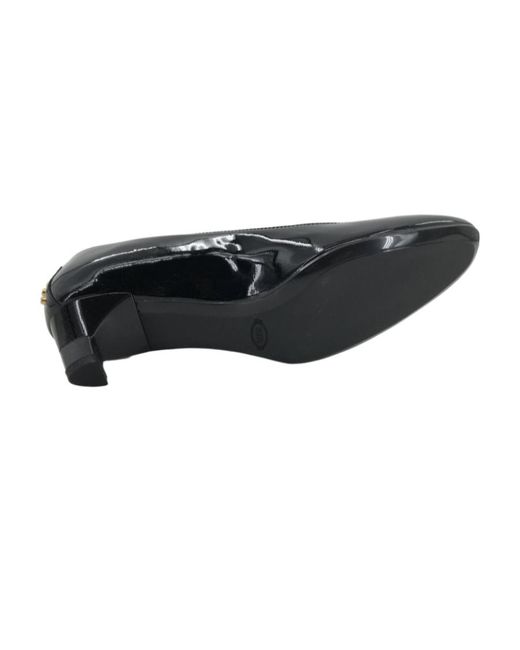 Tod's Black Logo Details Heels