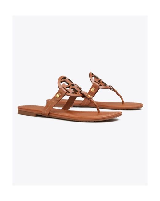 Tory Burch Brown Miller Sandals