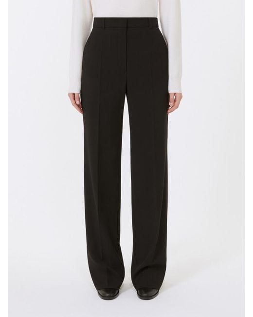 Max Mara Black Belt Loop Casual Pants
