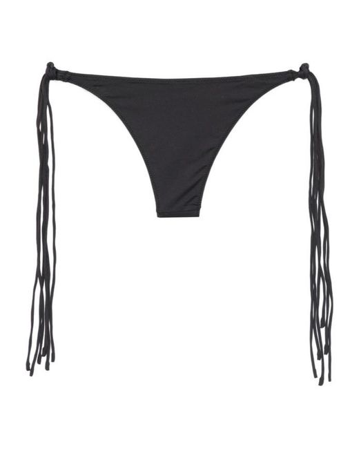 Frankie's Bikinis Black Tie-Side Bikini