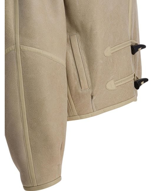 Isabel Marant Natural Amiel Shearling Jacket
