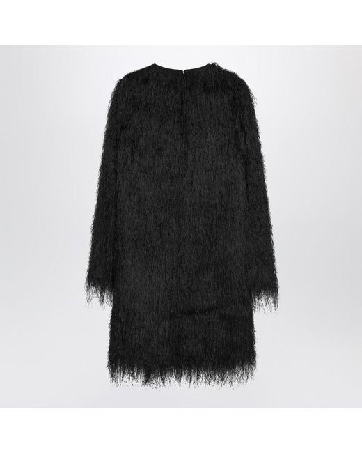 Loulou de Saison Blue Tina Fringed Dress