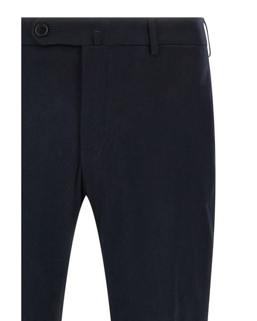 Incotex Blue Pattern 30 Slim-Fit Pants for men