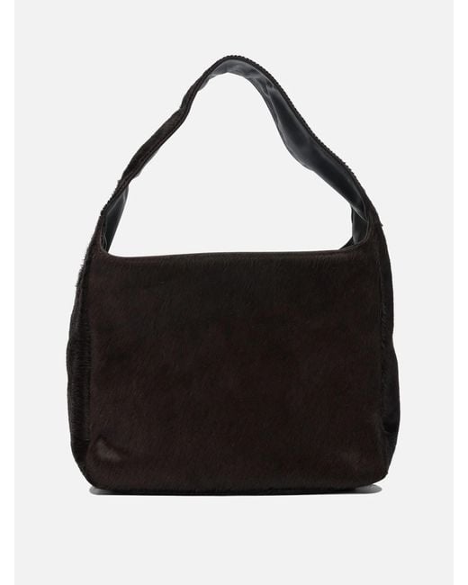 Our Legacy Blue Hair-On Messenger Bag