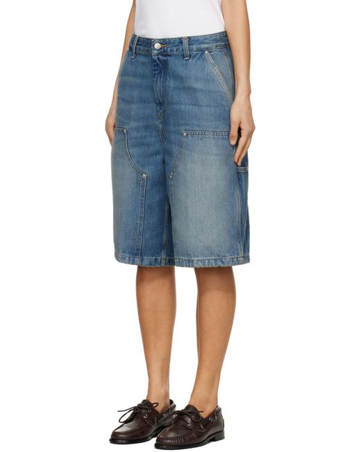 Carhartt Blue W' Nixon Double Knee Short