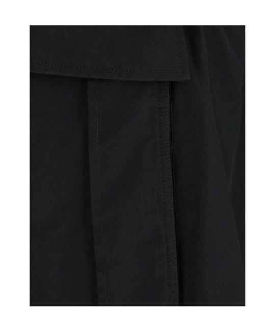 McQueen Black Belted Cargo Shorts