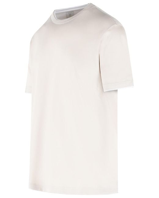 Eleventy White Short-Sleeved T-Shirt for men