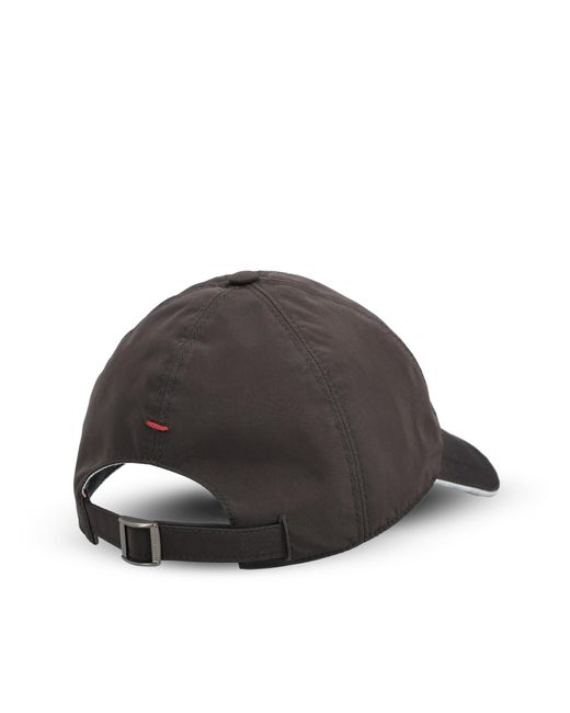 Brunello Cucinelli Brown Logo Embroidered Baseball Cap for men