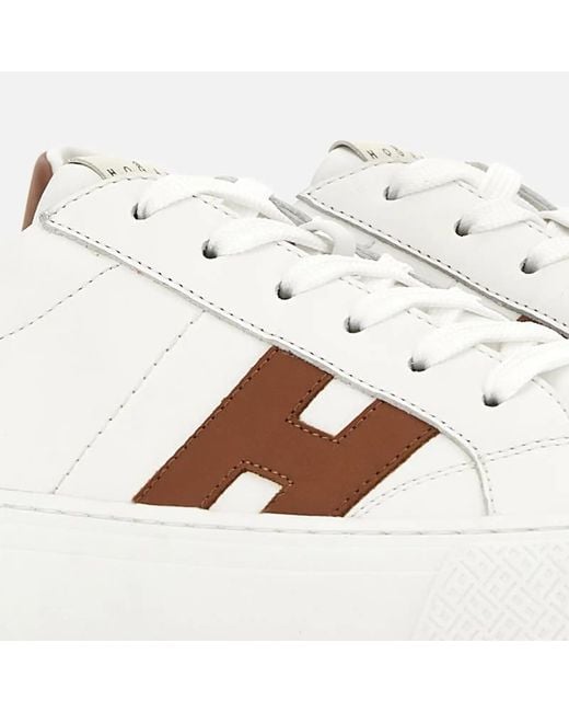 Hogan White Crosswind Sneakers for men
