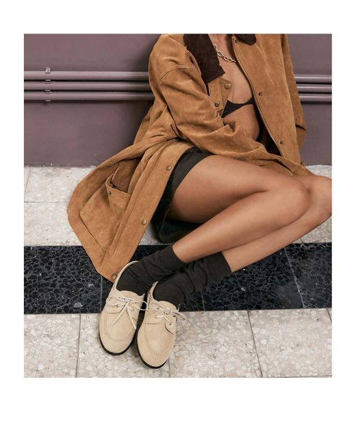 Scarosso Natural Ginevra Lace-Up Shoes
