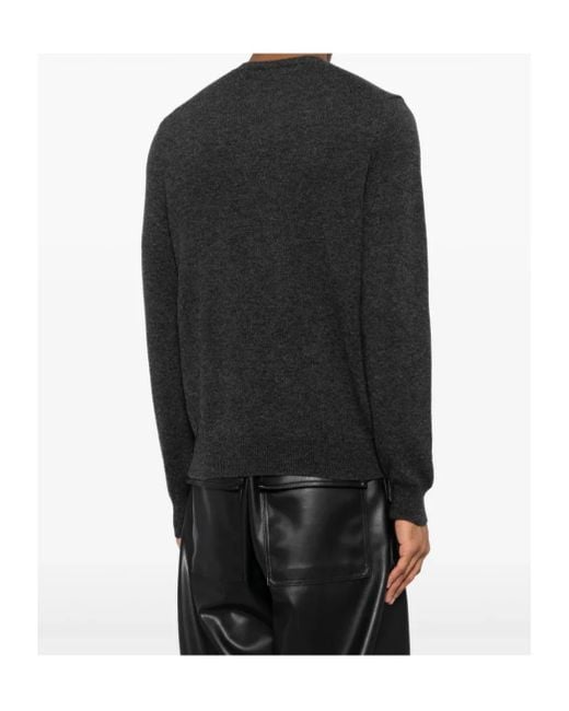 Comme des Garçons Black Play Small Heart Patch Knitted Cardigan for men