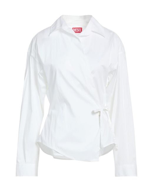DIESEL White Top Cotton, Nylon, Elastane
