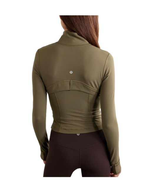 lululemon athletica Green Yoga Zip-Up Athletic Jacket