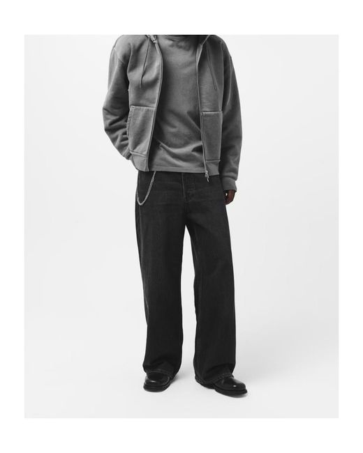 Our Legacy Gray Zip-Up Hoodie for men