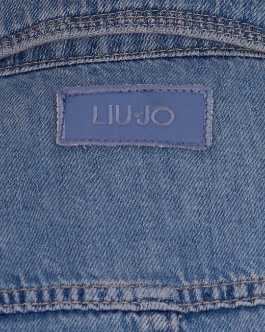 Liu Jo Blue Buttoned Denim Jacket