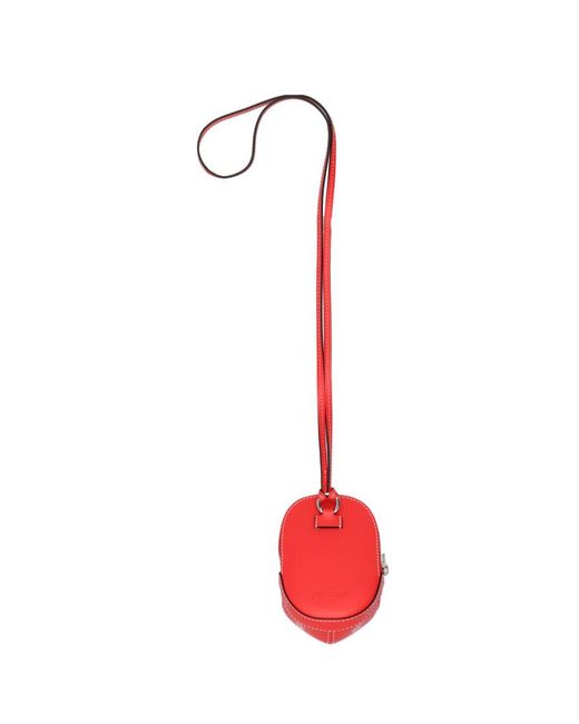 J.W. Anderson Red Jw Anderson Nano Zipped Cap Bag