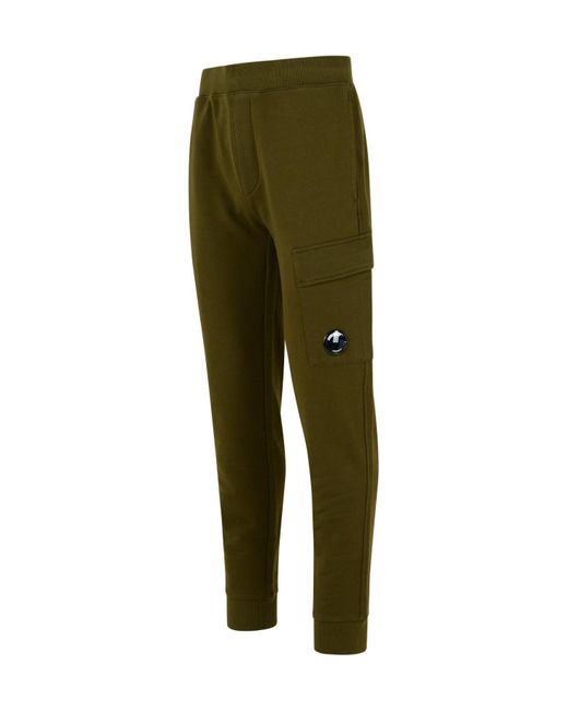 C P Company Green Lens Detail Jogger Pants for men