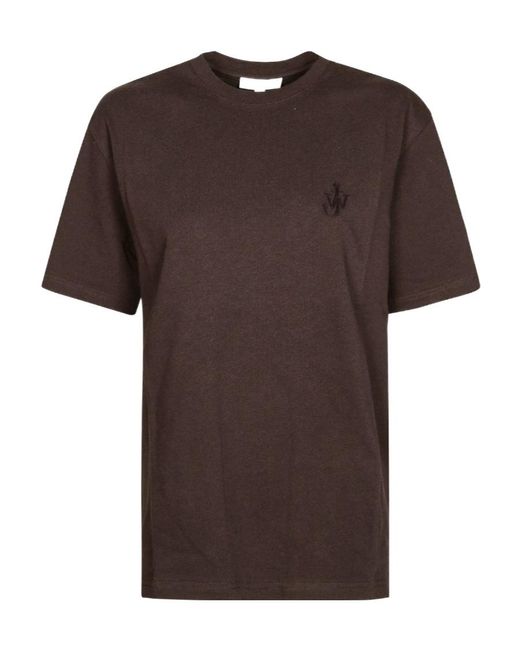 J.W. Anderson Brown Jw Anderson Short-Sleeved Crewneck T-Shirt