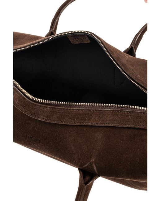 Yuzefi Brown Brioche Shoulder Bag