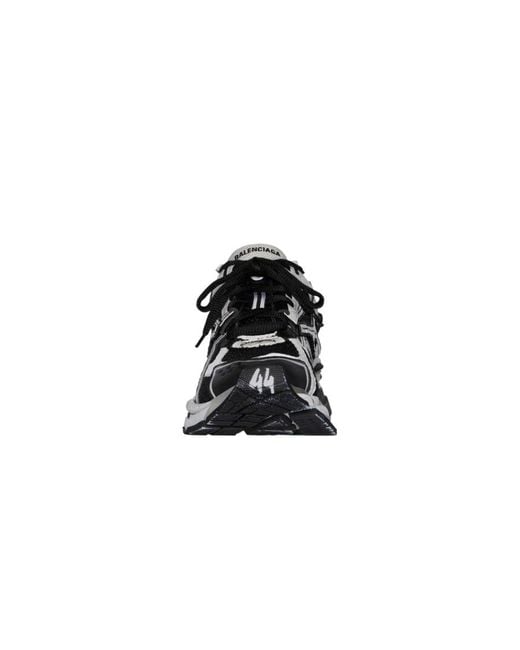 Balenciaga Black Runner Lace-Up Sneakers for men