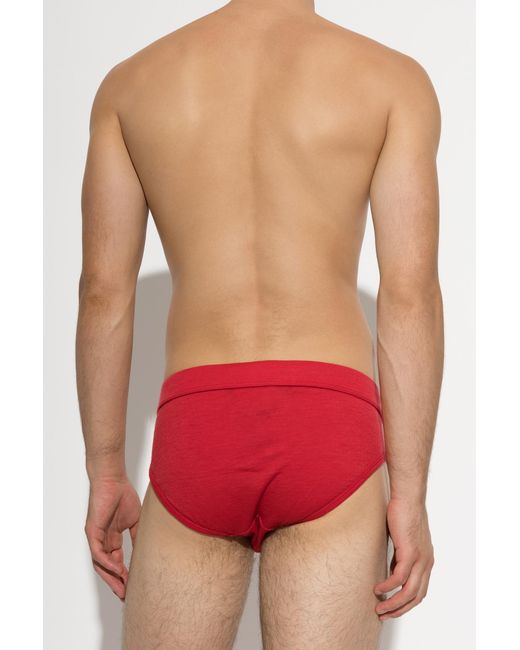 DSquared² Red Logo Underwear for men