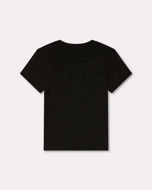KENZO Black Gots Wild Tiger Printed Crewneck T-Shirt
