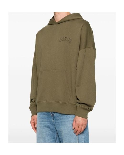 Balmain Green Long-Sleeve Sweatshirt for men