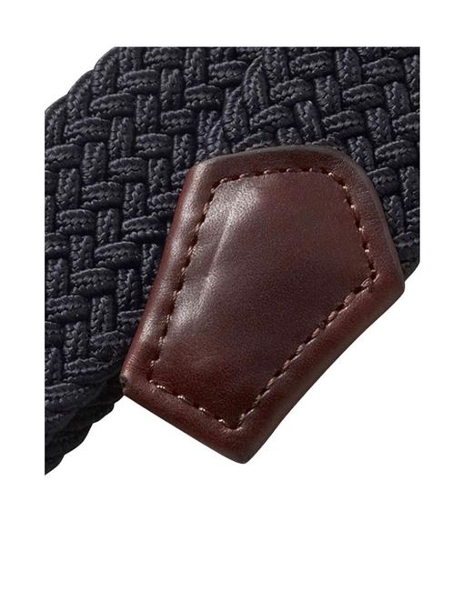 Barbour Black Logo Belt for men