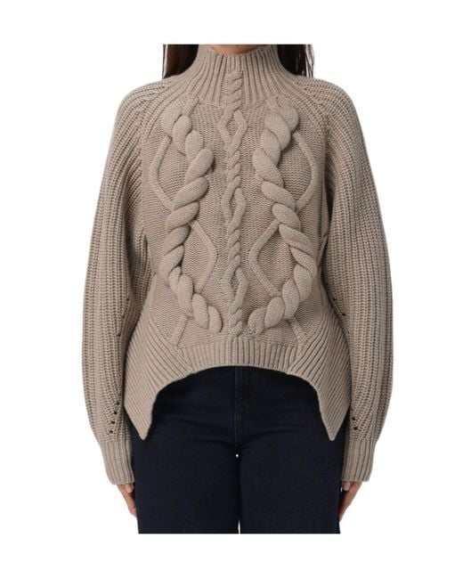 Boss Natural Long-Sleeved Knitwear