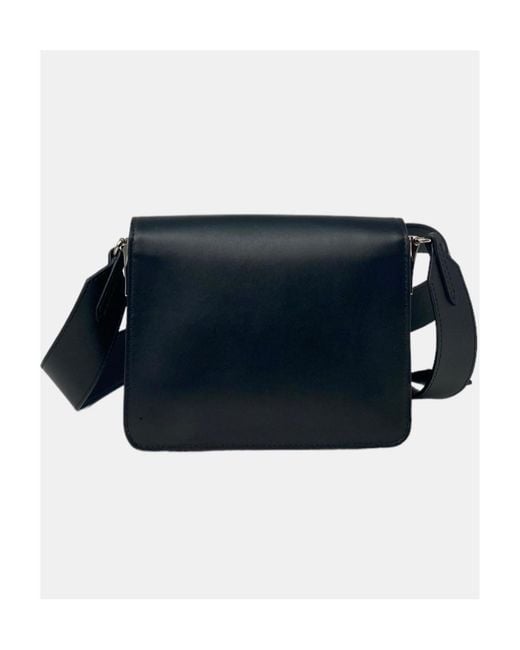 DSquared² Blue Logo Plaque Shoulder Bag