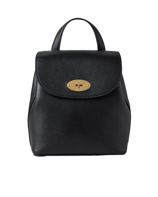 Mulberry Black Mini Bayswater Backpack