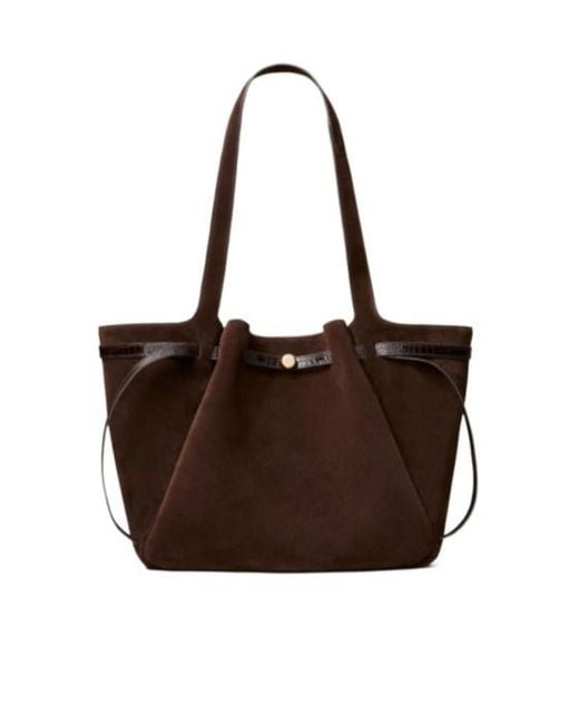 Tory Burch Brown Romy Shopper Bag