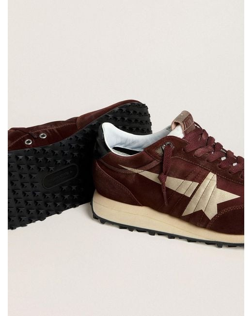 Golden Goose Deluxe Brand Brown Marathon Low-Top Sneakers for men