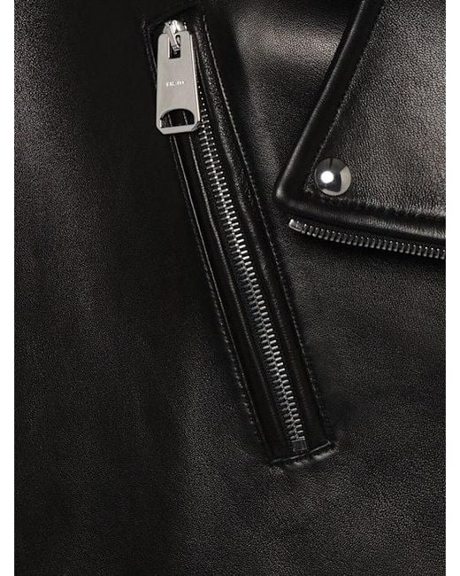 Khaite Black Hansel Leather Jacket