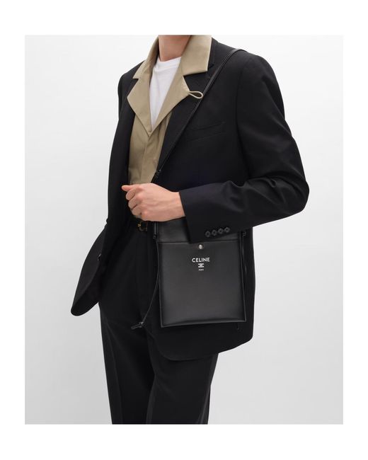 Céline Black Sharp Pouch Take Away for men