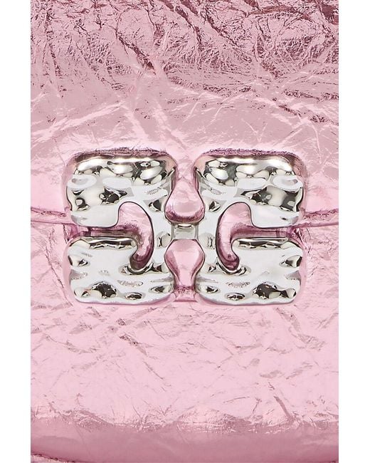 Ganni Pink Lulu Wallet On Chain