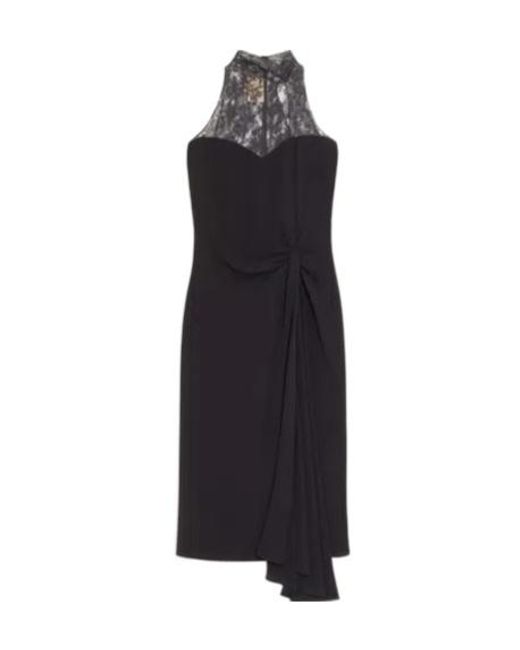 Valentino Black Georgette Dress