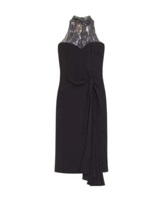 Valentino Black Georgette Dress