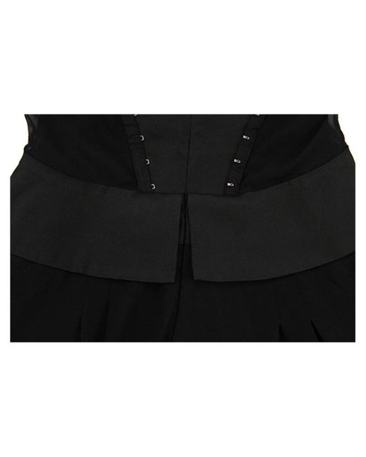 McQueen Black Sleeveless Dress