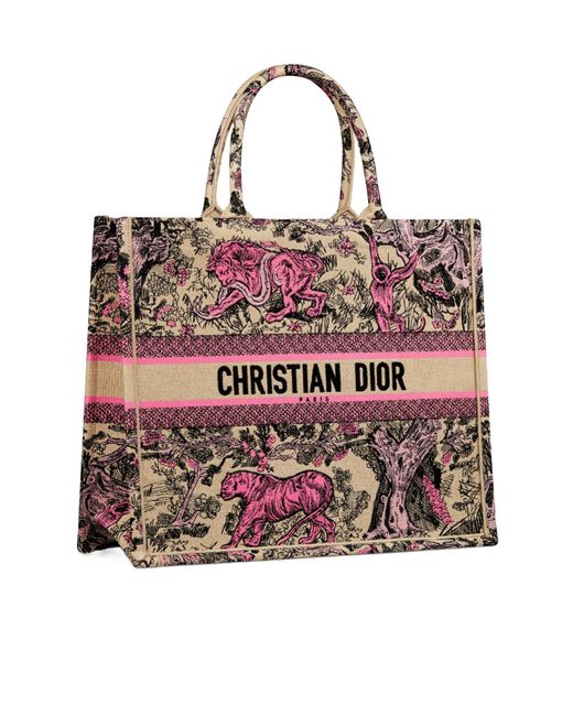 Dior Pink Large Iviera Book Tote