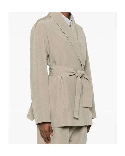 Soeur Natural Lace-Up Jacket
