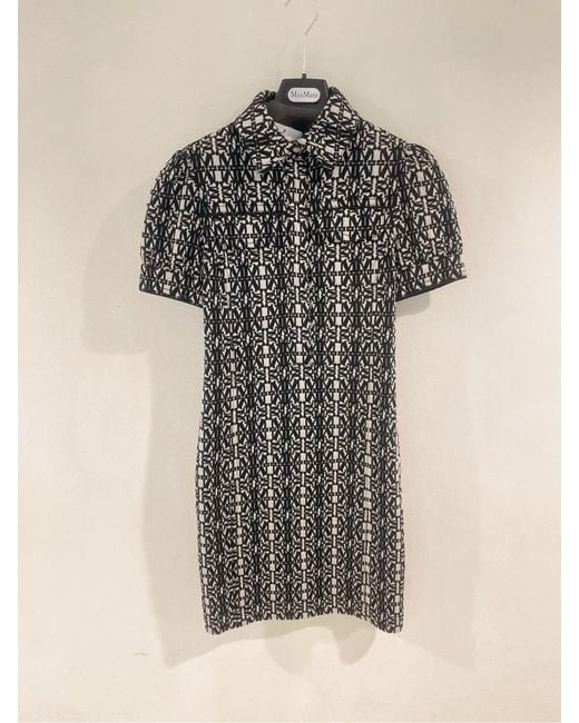 Max Mara Multicolor Short Sleeve Dress