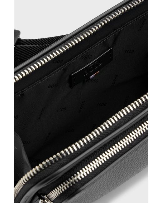 Boss Black Logo Shoulder Bag for men