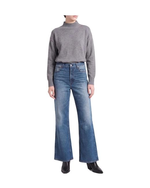 Rag & Bone Blue Straightleg Jeans