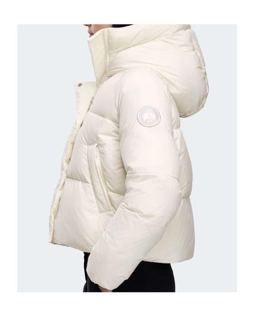 Canada Goose White Chilliwack Puffer Jacket