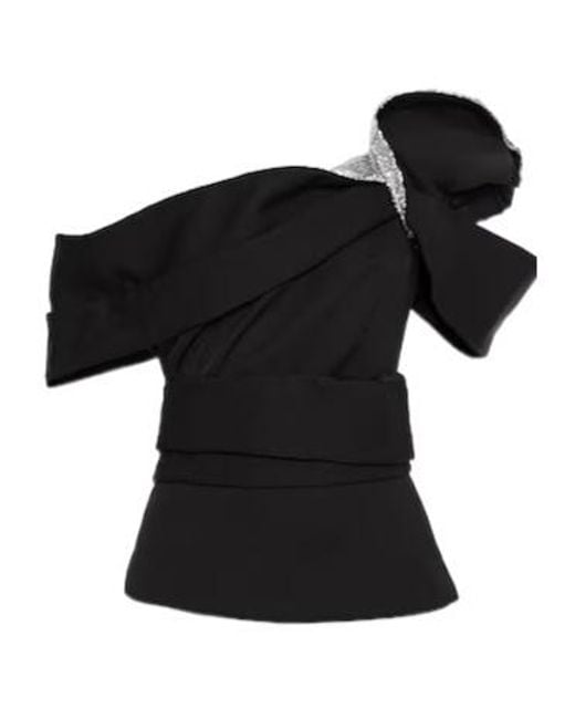 Isabel Marant Black One-Shoulder Tops