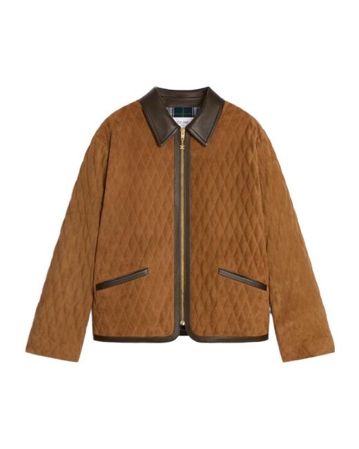 Céline Brown Quilted Jacket