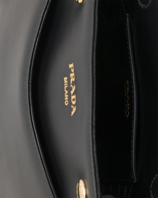 Prada Brown Carry Mini Leather Handbag
