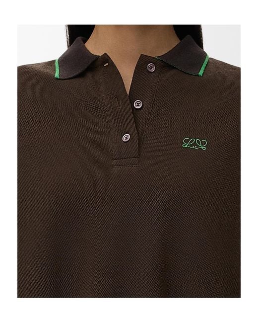 Loewe Brown Polo Dress