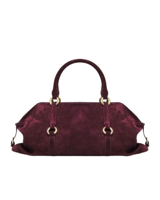 Alexander McQueen Purple Farringdon Medium Tote Bag